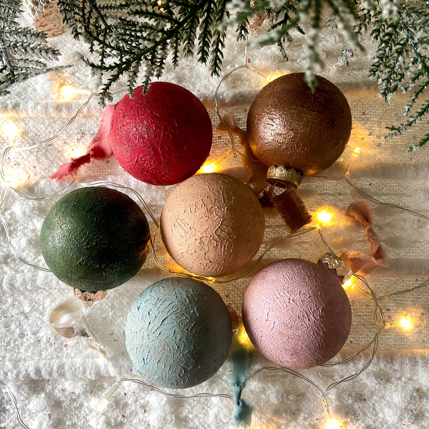 Textured Ornaments