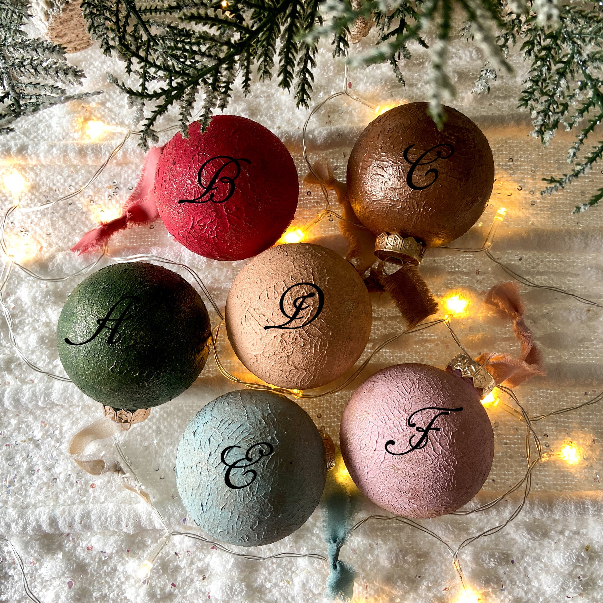 Textured Ornaments